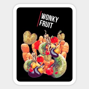 Wonky fruit Sticker